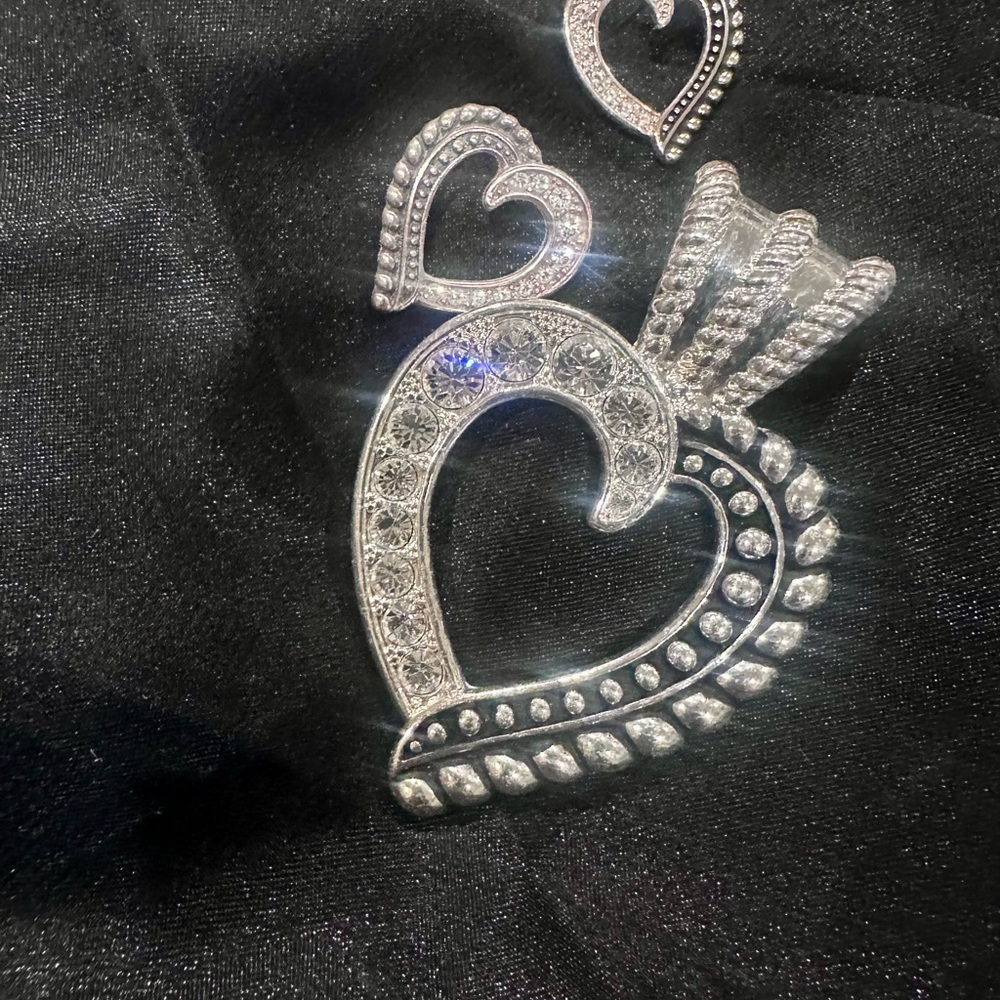Montana Silversmith Elegant Silver Heart Jewelry Set